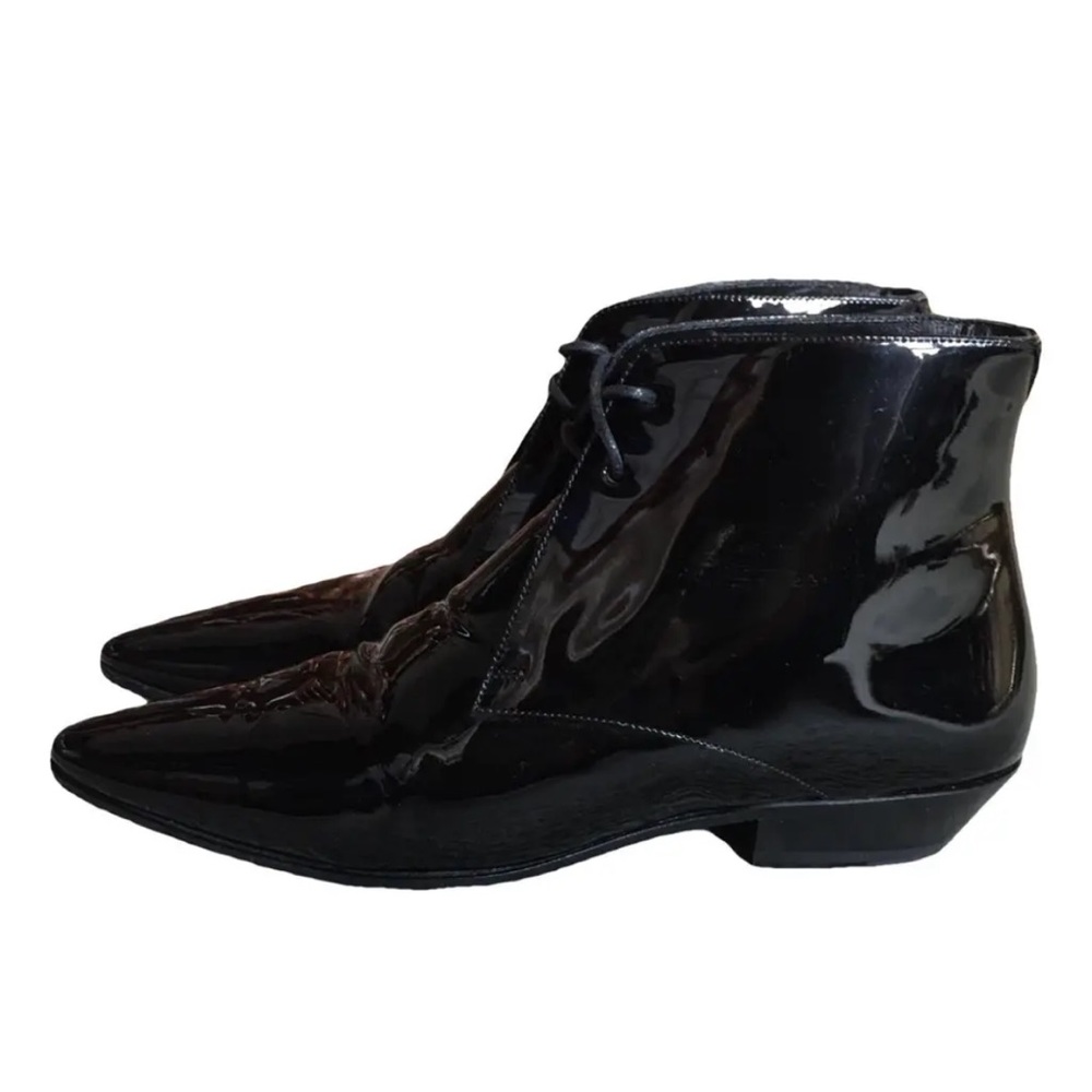 Size 37 Saint Lauren ankle laced up derby.  Excellent condition.  #2026trend